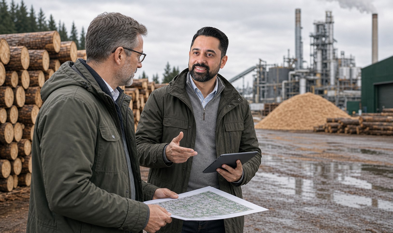 Timber operations in the forest value chain
