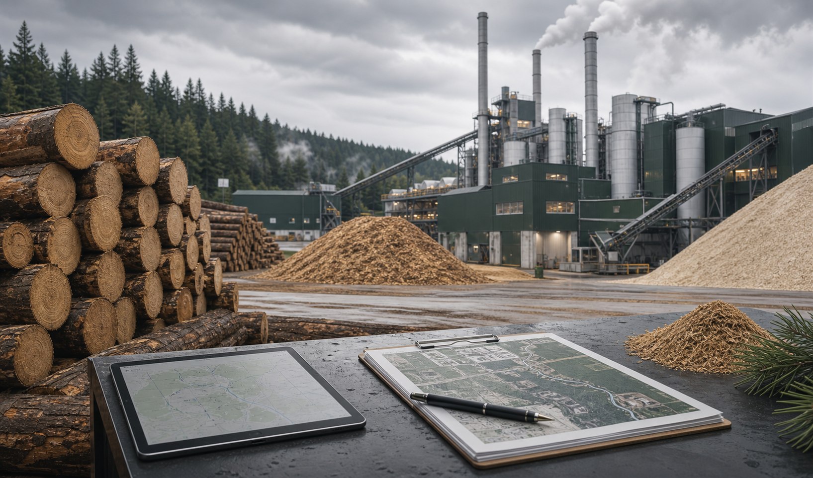Timber operations in the forest value chain